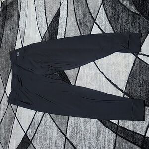VS PINK ACTIVE 2022 BLACK REFLECTIVE LOGO JOGGERS XL